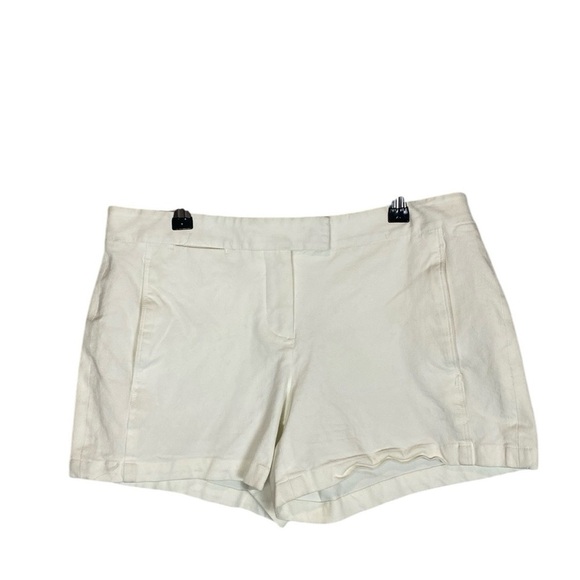 Theory low rise white trouser shorts - Picture 1 of 6